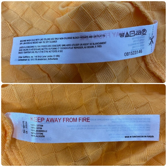 Free People BEACH Evelyn Halter Orange Square Textured
Open Back Dress Size XL - Picture 14 of 16